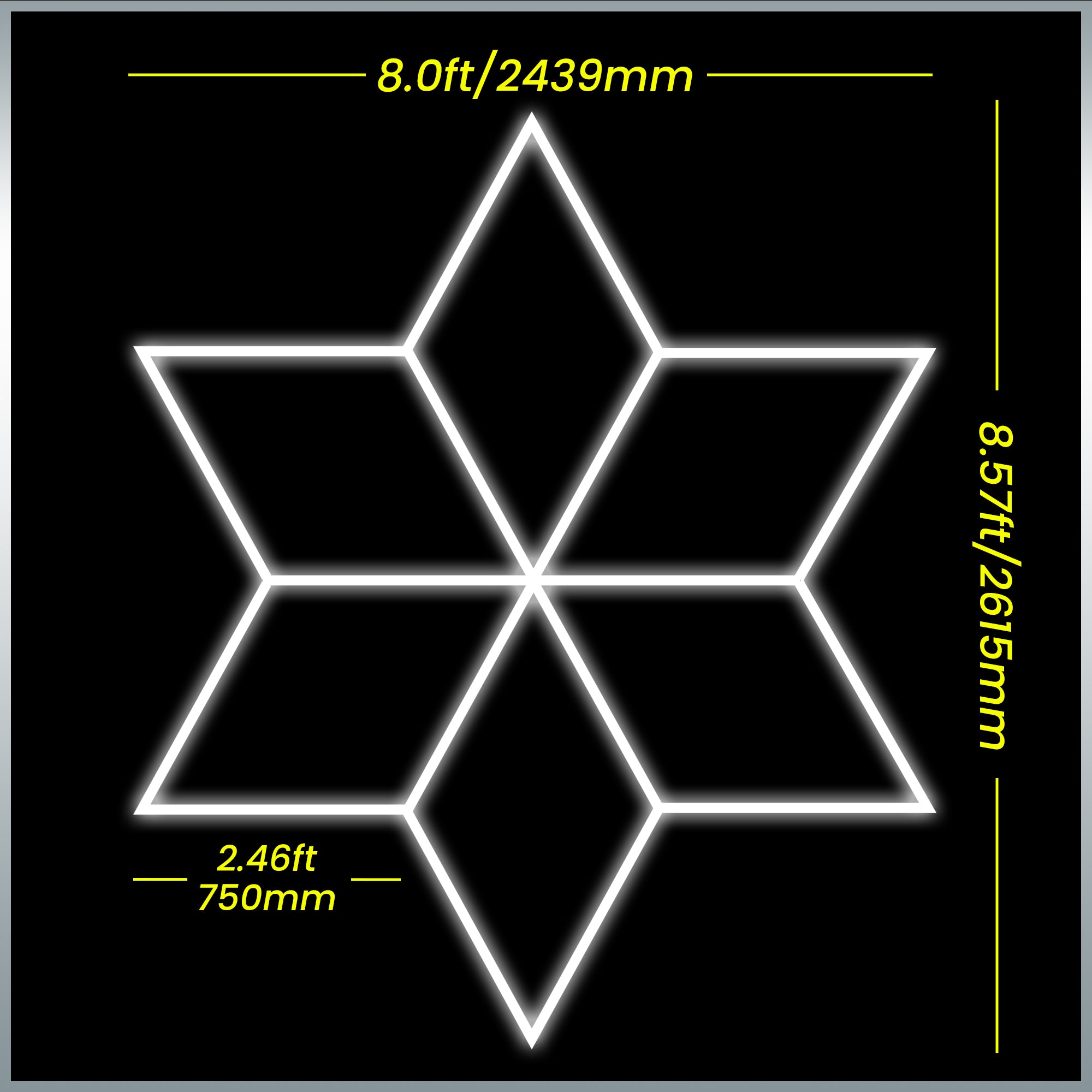 Super Bright LED Lights - 137 Watts - Model 6110