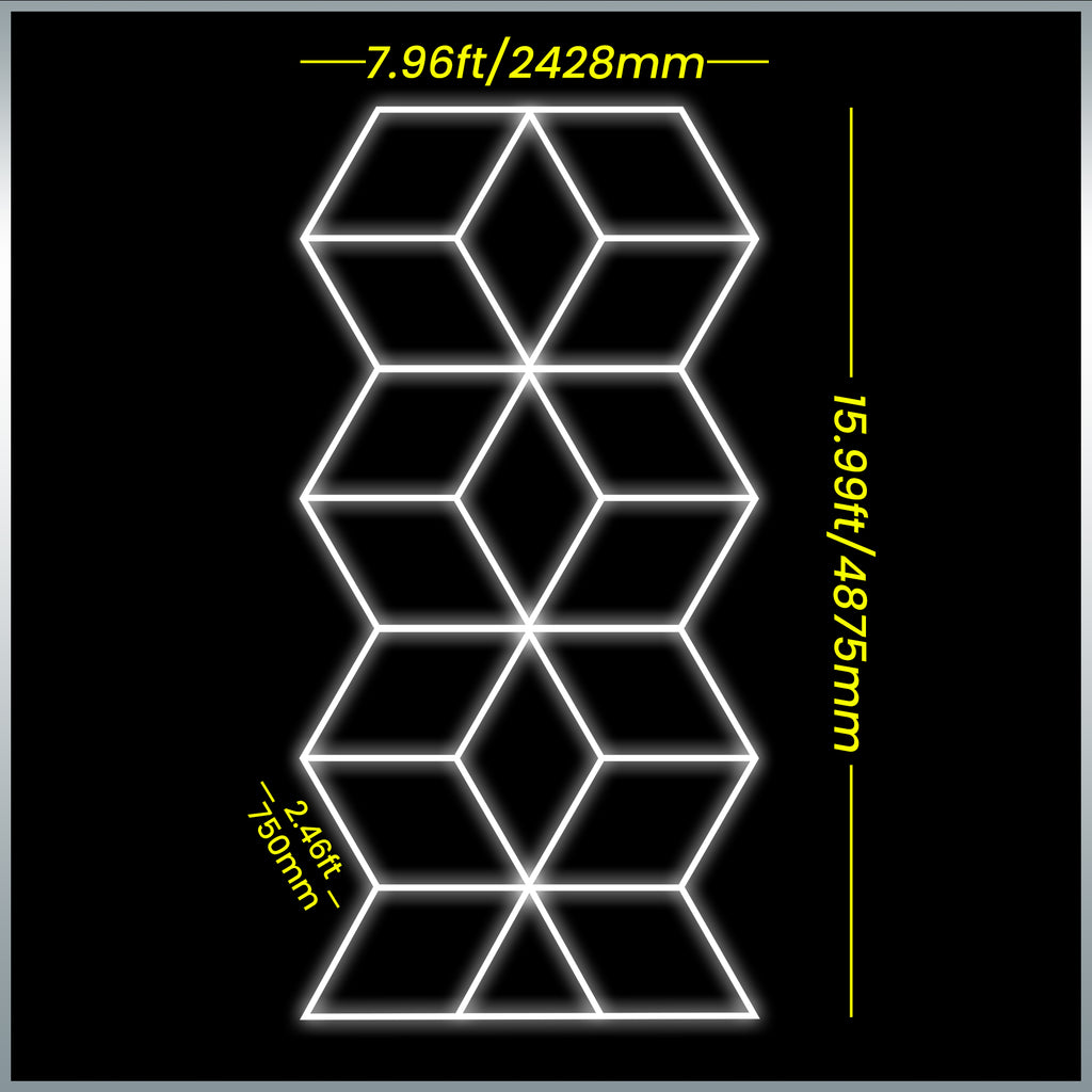 Super Bright LED Lights - 387  Watts - Model 6109