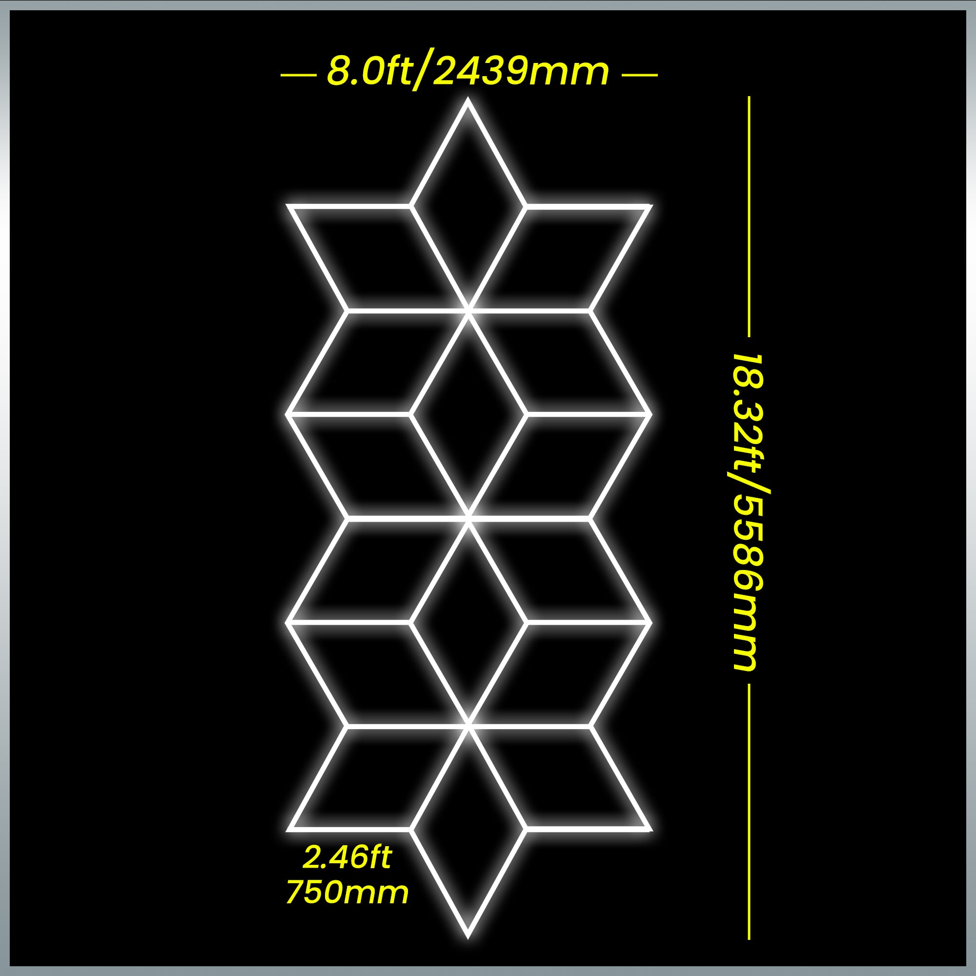 Super Bright LED Lights - 362 Watts - Model 6103